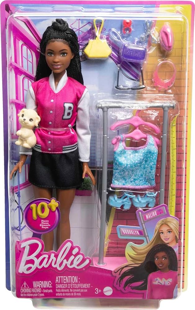 Barbie TRAVEL と衣装セット Amazon.com: Barbie On-set Stylist Doll & 14 Accessories